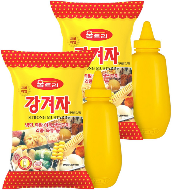 움트리 프리미엄 강겨자, 2개, 500g