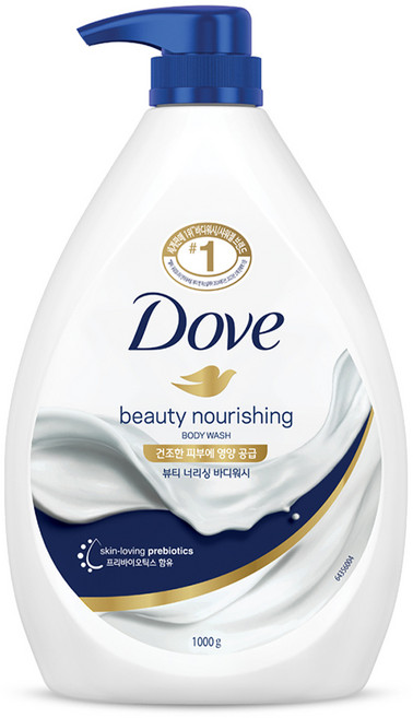 도브 뷰티 너리싱 바디워시, 1kg, 1개