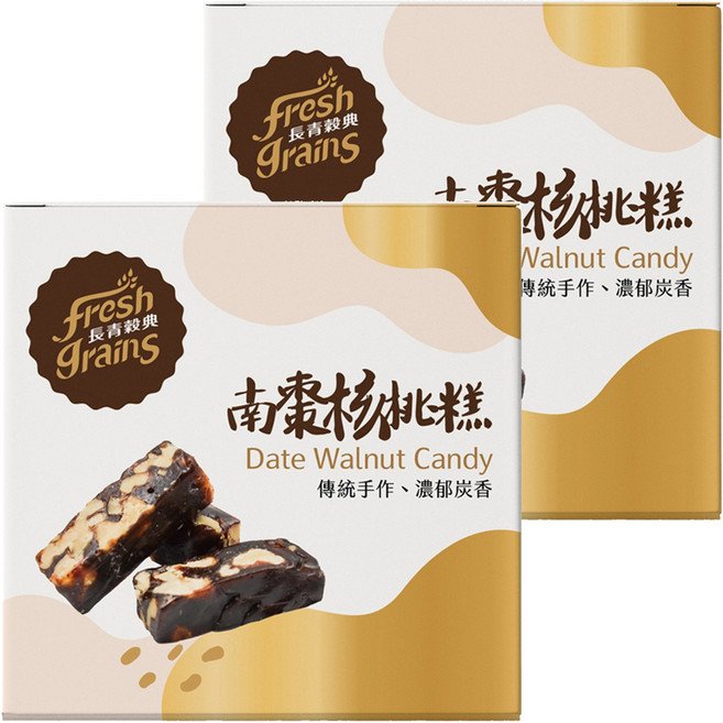 fresh grains 長青穀典 南棗核桃糕, 150g, 2個