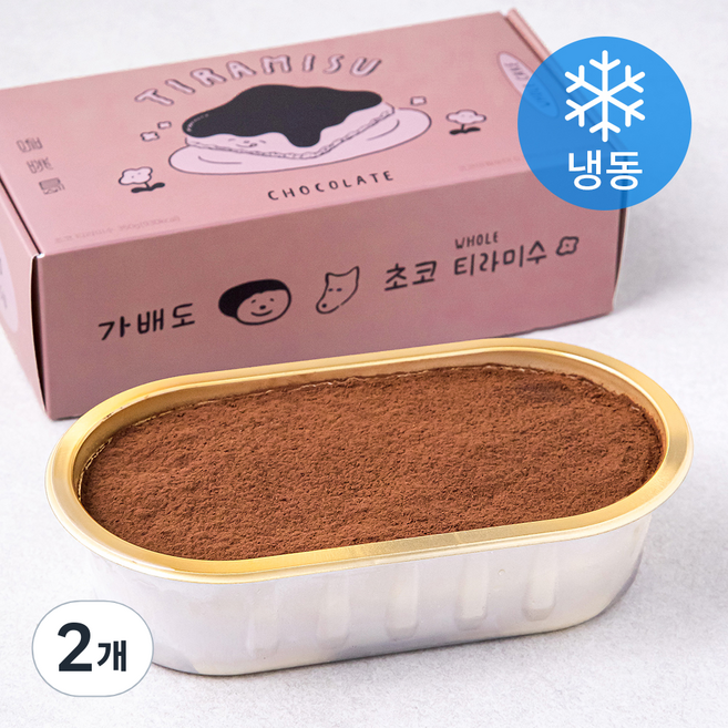 가배도 초코 Whole 티라미수 (냉동), 350g, 1개입, 2개
