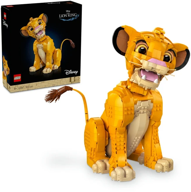 LEGO 43247 迪士尼系列, 獅子王 辛巴 You g Simba he Lio Ki g 黃色, 1盒