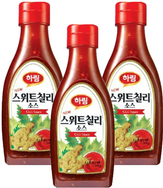 하림 뉴 스위트 칠리 소스, 300g, 3개