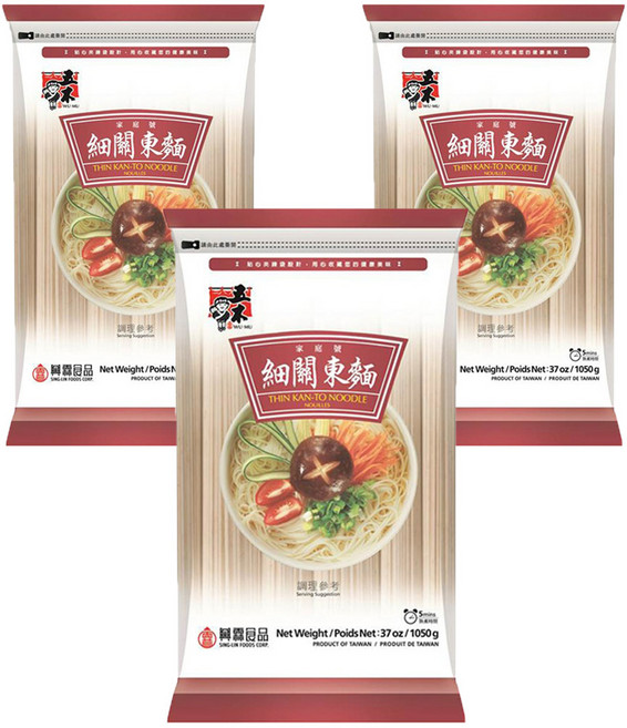 五木 細關東麵, 1.05kg, 3包
