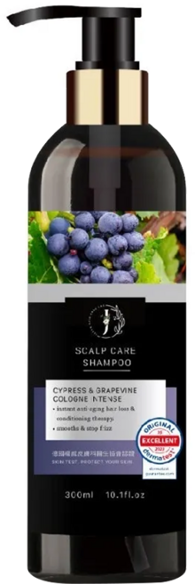 JASON HAIR 植森 植萃精油洗髮精 葡萄藤, 300ml, 1瓶