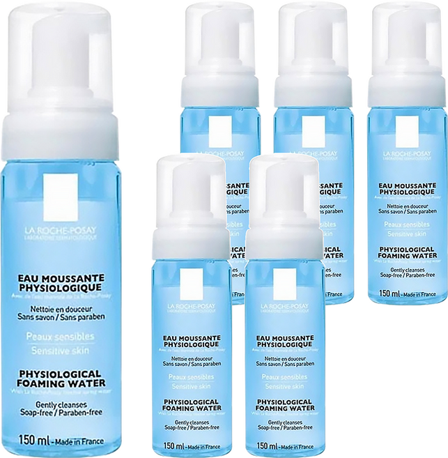 LA ROCHE POSAY 理膚寶水 舒緩保濕高效潔顏慕斯, 150ml, 6瓶