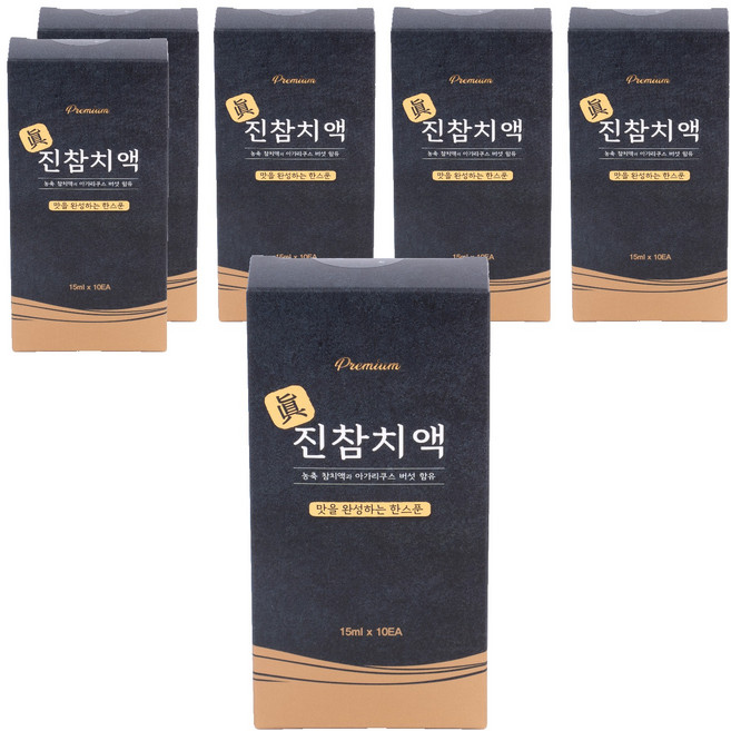 서림식품 프리미엄 진참치액 스틱형 10p, 15ml, 6개