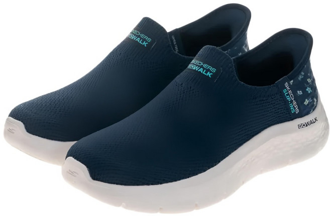 SKECHERS 女款 GO WALK FLEX 運動健走鞋 HANDS FREE Slip-ins Air-Cooled MEMORY FOAM 鞋墊