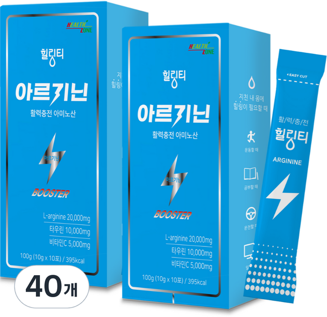 힐링티 아르기닌 헬스보충식품, 100g, 4개