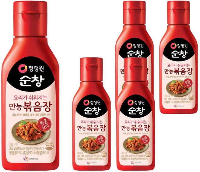 청정원순창 만능 볶음장, 300g, 5개
