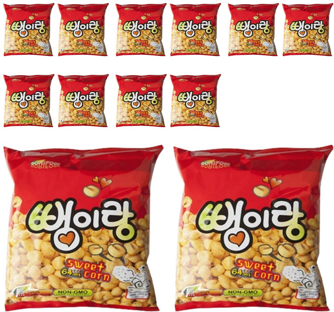 우리식품 뻥이랑, 250g, 12개