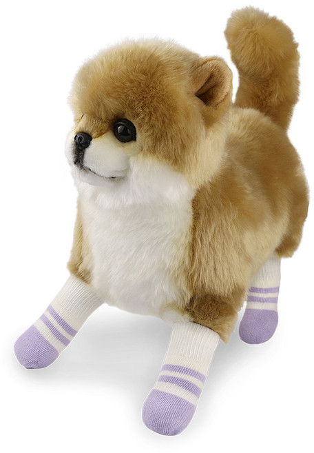 새실로 애견양말, 퍼피 B 퍼플, 4개