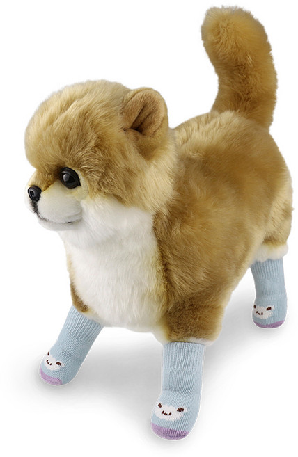 새실로 강아지 양말, 블루(퍼피 C), 4개