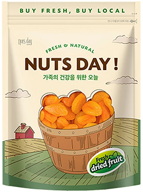 넛츠데이 건살구, 600g, 1개 - 쿠팡