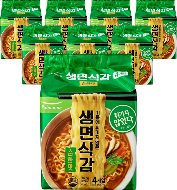 생면식감 순한맛 97.4g, 32개