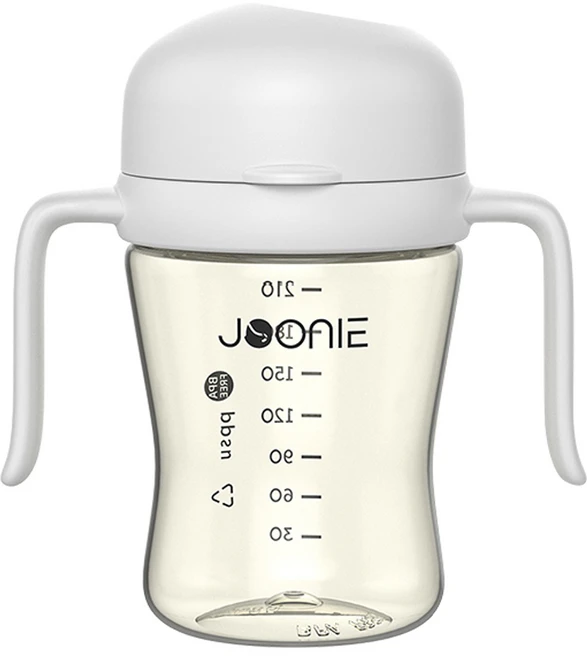 주니 유아용 뚜껑 일체형 2세대 자기주도컵, 210ml, 1개, 화이트 - 쿠팡