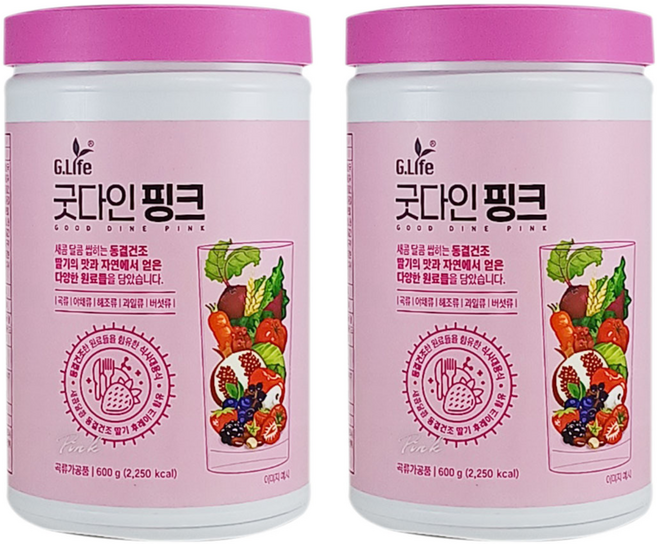 지라이프 굿다인핑크, 600g, 2개