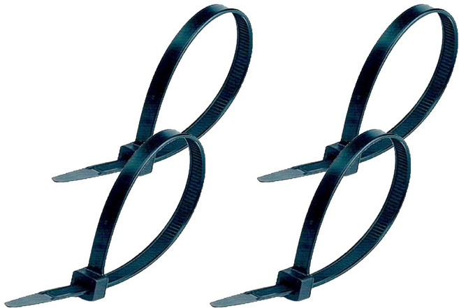 세방한올 케이블타이 SB-200, 4개, 흑색