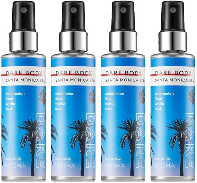 MISSHA 香氛噴霧 SANTA MONICA BEACH 海灘 105ml, 4瓶