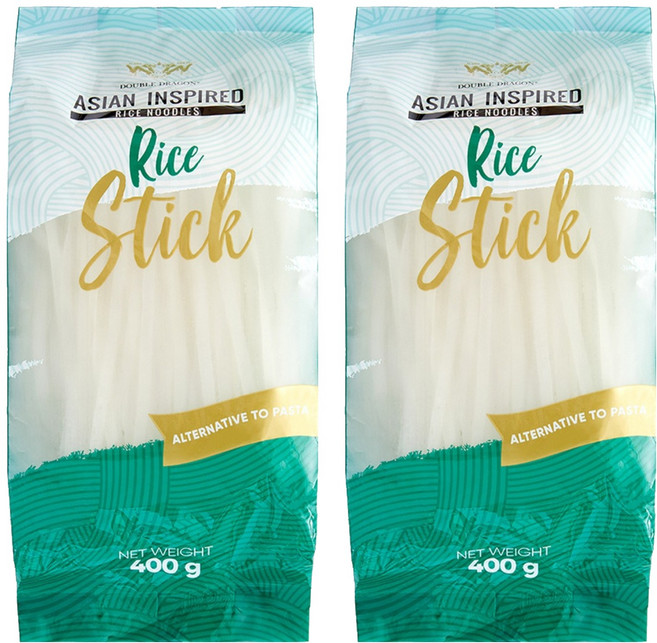 더블드래곤 라이스 누들 쌀국수면 3mm, 400g, 2개