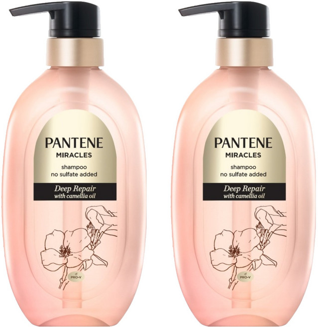 PANTENE 潘婷 奇蹟深層修護洗髮花香, 2個, 440ml