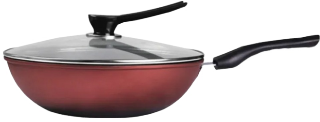 Q.M.P 鍋太后 複合金六層不沾鍋 32cm 附玻璃蓋, 1個