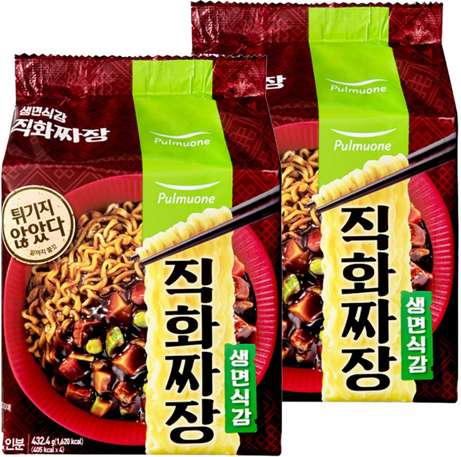 생면식감 직화짜장 108.1g, 8개