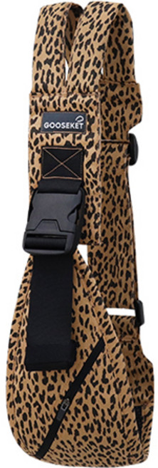 구스켓 안아요 사이드 힙시트, 브라운 레오파드