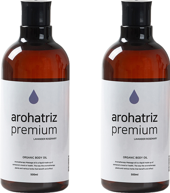 AROHATRiZ 頂級按摩精油 Lavander Rosemary, 500ml, 2瓶