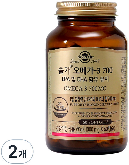 솔가 오메가-3 700, 2개, 60g