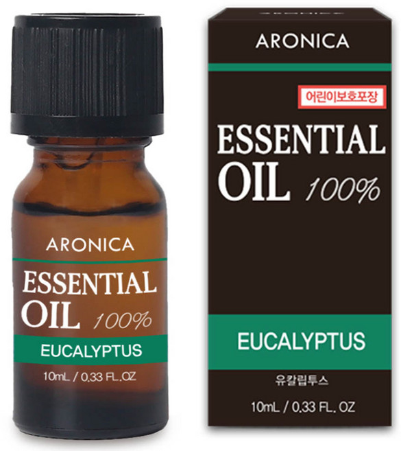 아로니카 퓨어등급 에센셜 오일, 유칼립투스, 10ml, 1개