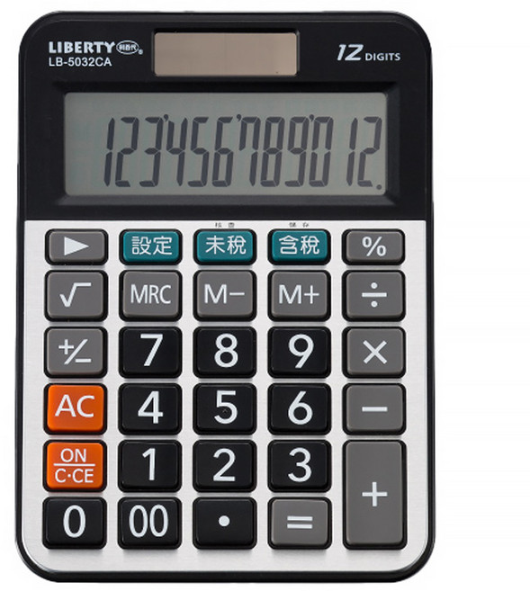 LIBERTY 利百代 12位元計算機 LB-5032CA, 混色, 1個