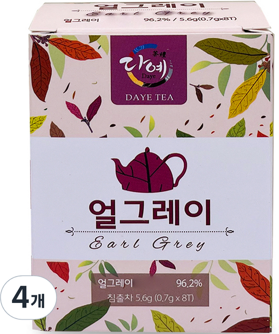 다예 얼그레이 8p, 0.7g, 8개입, 4개