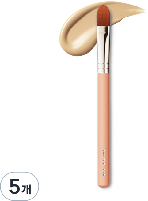 더툴랩 풀커버리지 컨실러 브러쉬 231, 5개, 혼합색상