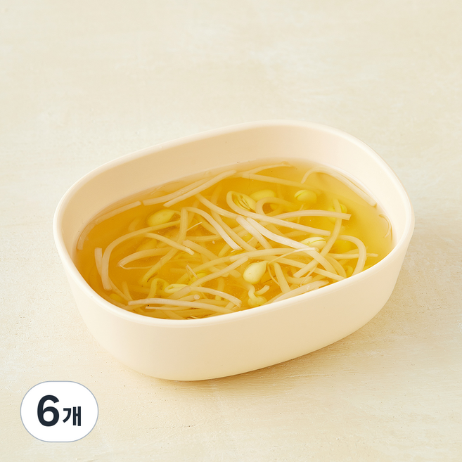 원더스푼 아이들 맑은콩나물국, 300g, 6개