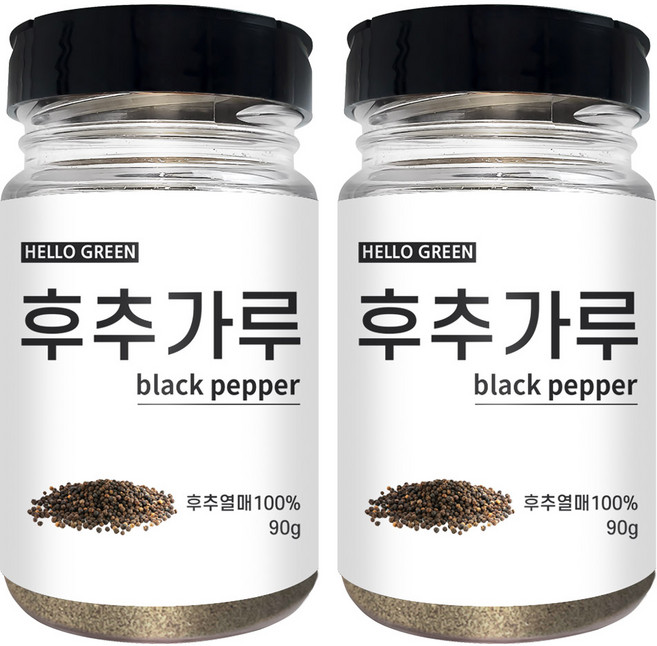 헬로우그린 후추 가루, 90g, 2개