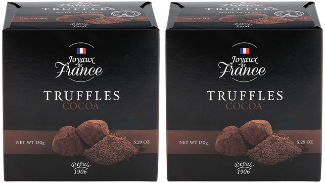 주와요드프랑스 나트라 코코아 트러플스 초콜릿, 150g, 2개