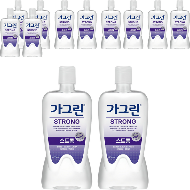Garglin 強效漱口水, 1.2L, 12個
