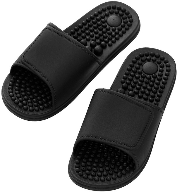 베이스알파에센셜 남여공용 지압 슬리퍼