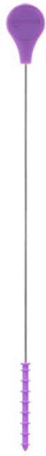 실리만 실리콘 빨대솔, 1개, 연보라