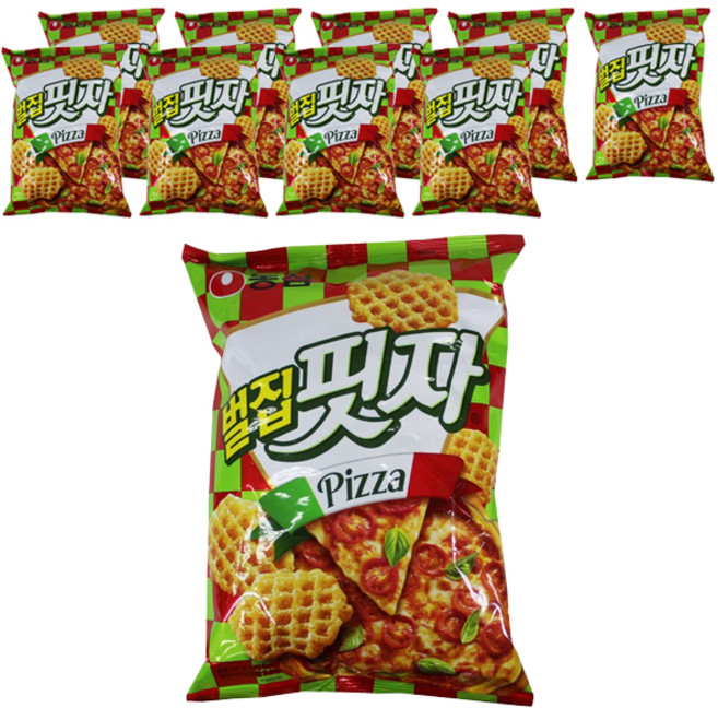 농심 벌집핏자, 90g, 10개