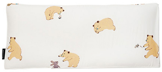 도노도노 유아용 모달 와이드 베개, 허니베어, 1개