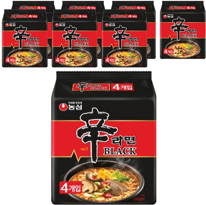 농심 신라면 블랙 134g, 32개