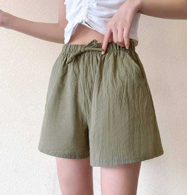 다아모아 여성용 다리가 길어 보이는 시원한 반바지