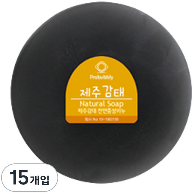 프로버블리 제주 감태 중성비누, 110g, 15개입