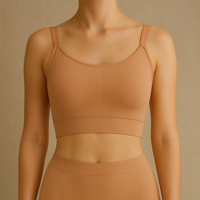 세컨스킨 심리스 에어라이트 캐미 브라렛 여성 속옷