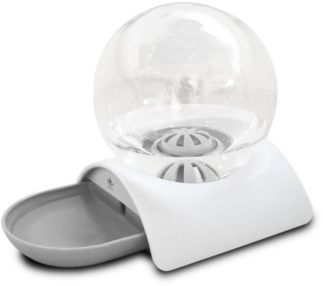 딩동펫 반려동물 구슬 반자동 급수기, 그레이, 1개