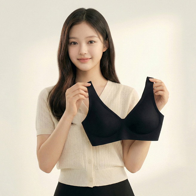 주니데이 무봉제 소프트핏 심리스 브라