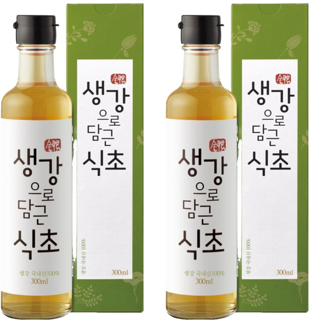 생강으로 담근 식초, 300ml, 2개