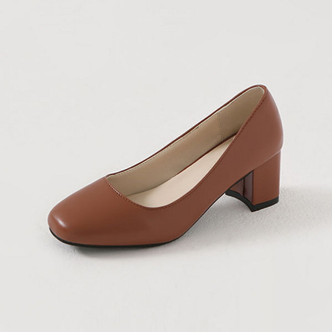 착한구두 안젤라 미들힐 스퀘어 펌프스 PPLTS3b4040