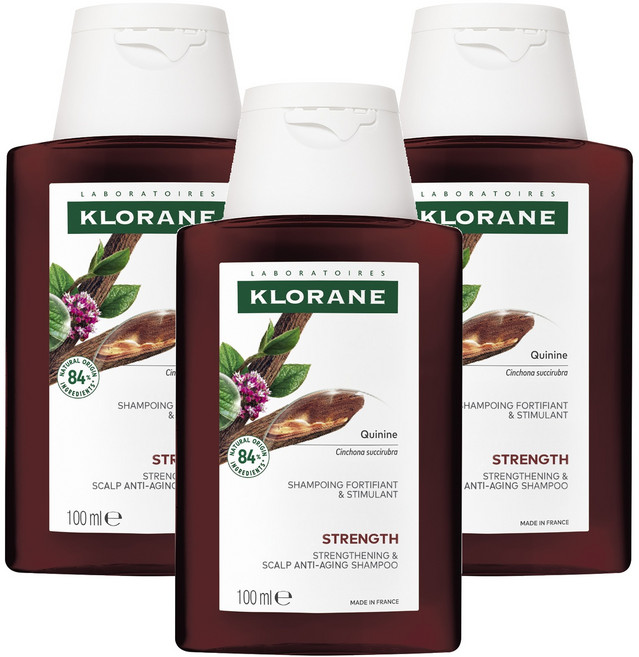 클로란 퀴닌 에델바이스 약산성 두피 샴푸, 100ml, 3개